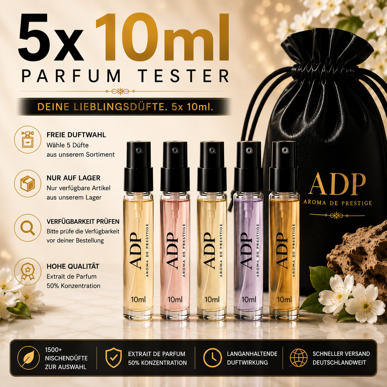 5 x 10ml - Tester Set