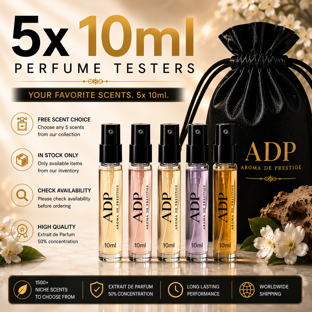 5 x 10ml - Tester Set