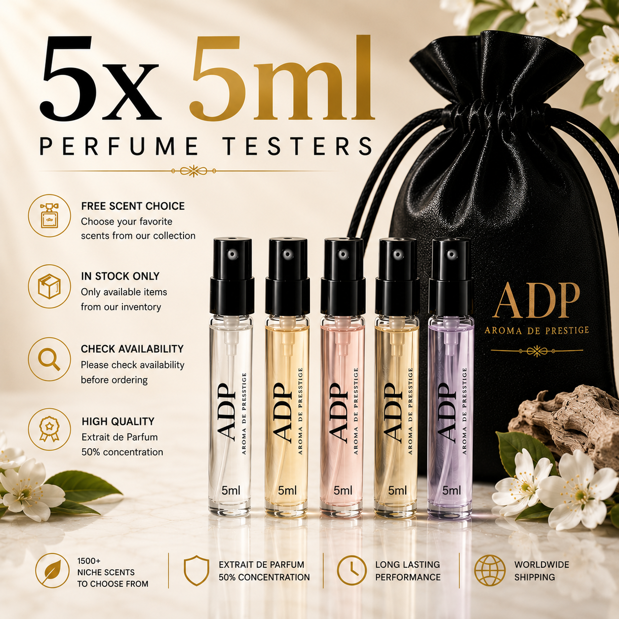 5 x 5ml - Mini set di tester